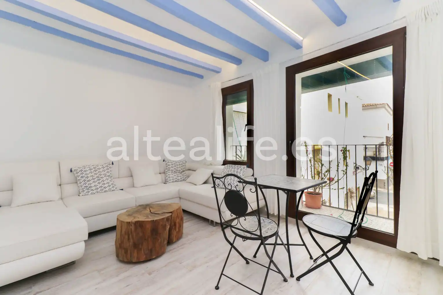 Living room of Apartments for rent in Altea  with Furnished, Oven and Microwave