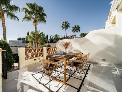 Terrace of Single-family semi-detached for sale in Marbella  with Air Conditioner, Terrace and Swimming Pool