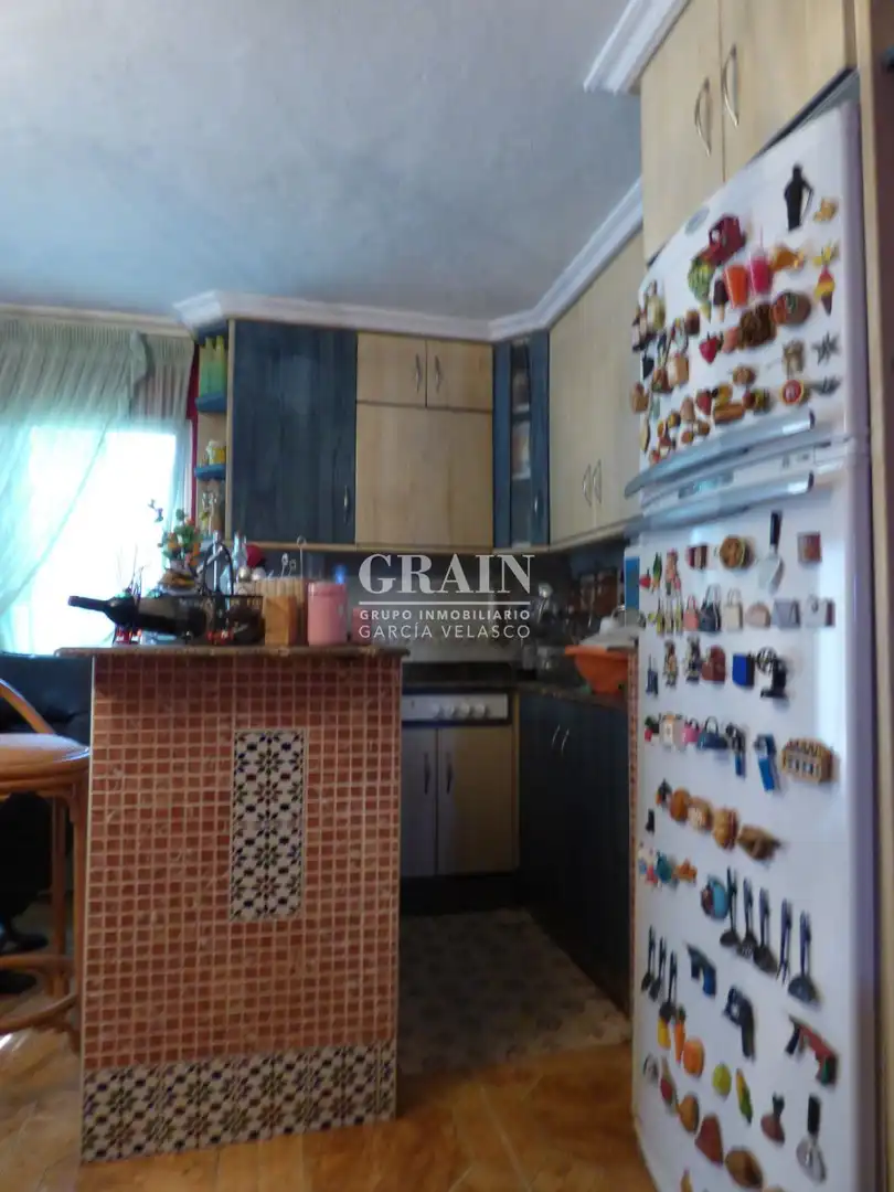 Cuina de Casa o xalet en venda en Albacete amb Aire condicionat, Jardí privat i Traster