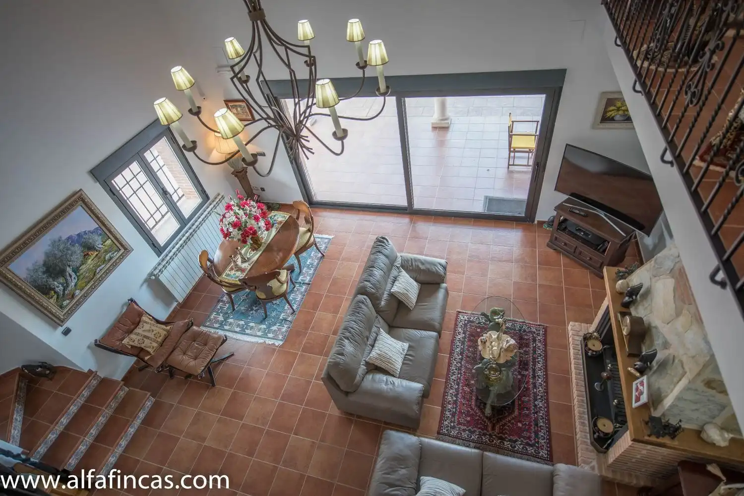 Sala de estar de Casa o chalet en venta en La Alberca de Záncara  con Jardín privado