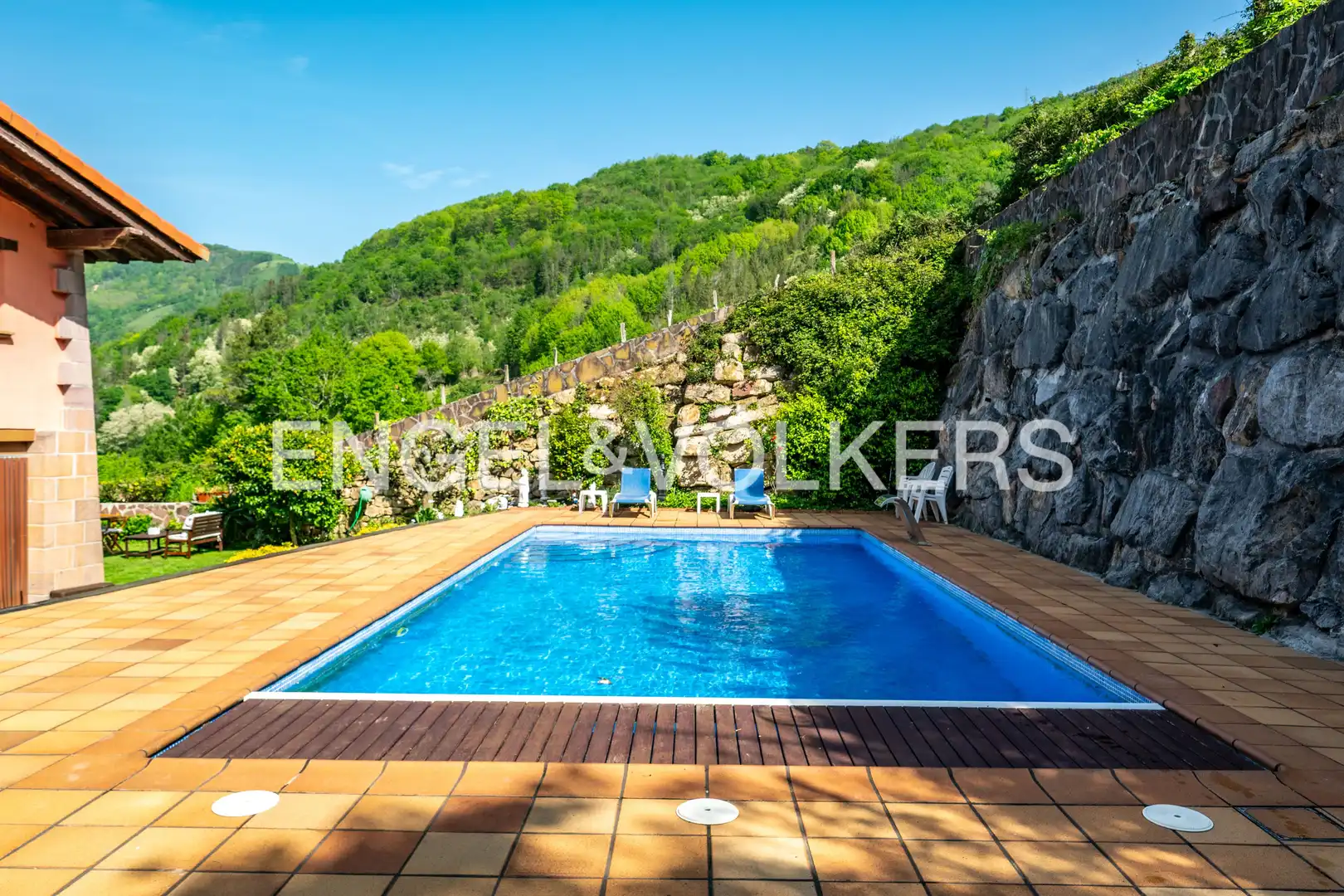 Piscina de Casa o chalet en venta en Elduain con Calefacción, Jardín privado y Terraza