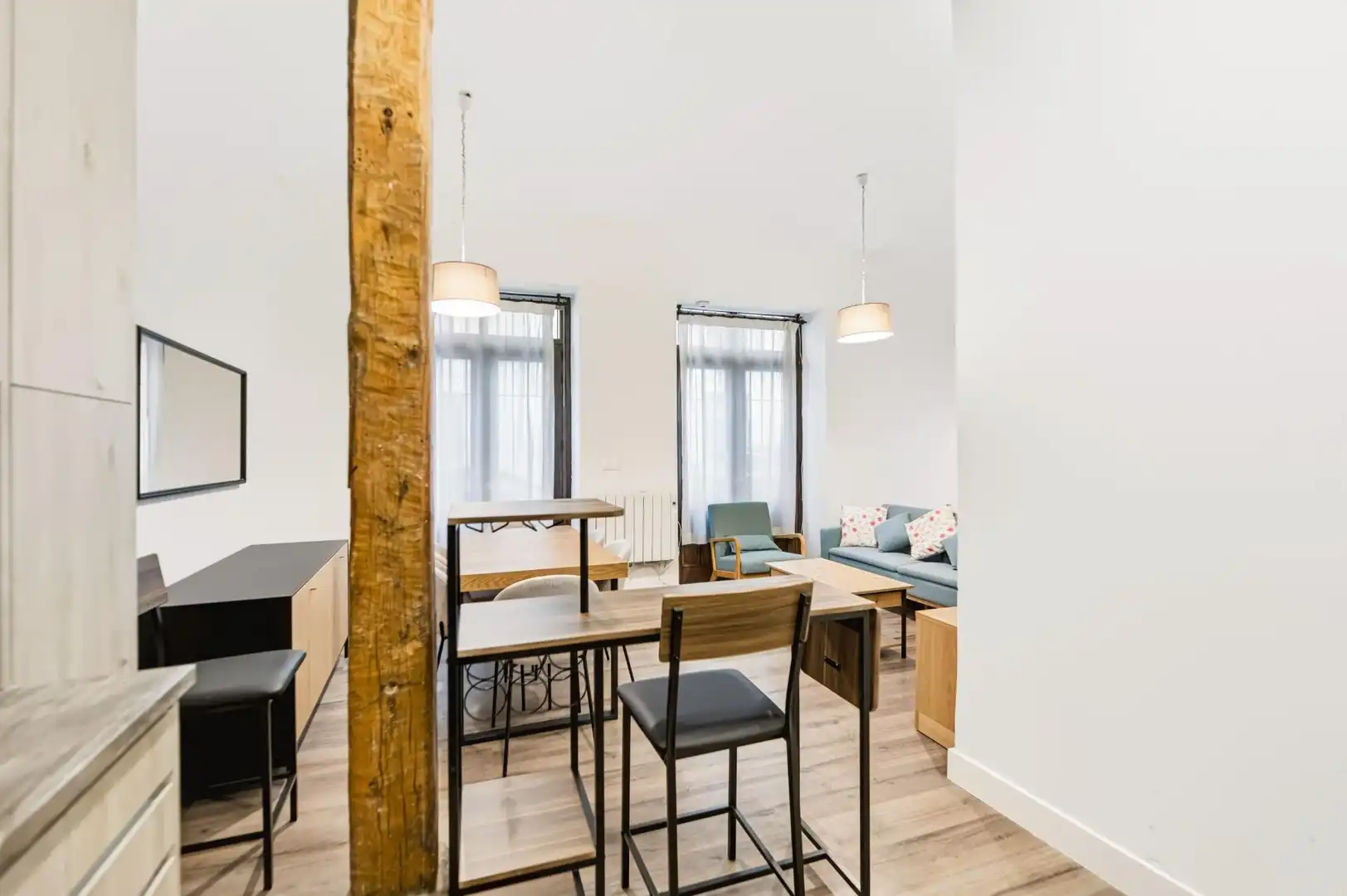 Wohnzimmer von Wohnungen zur Miete in Chamberí