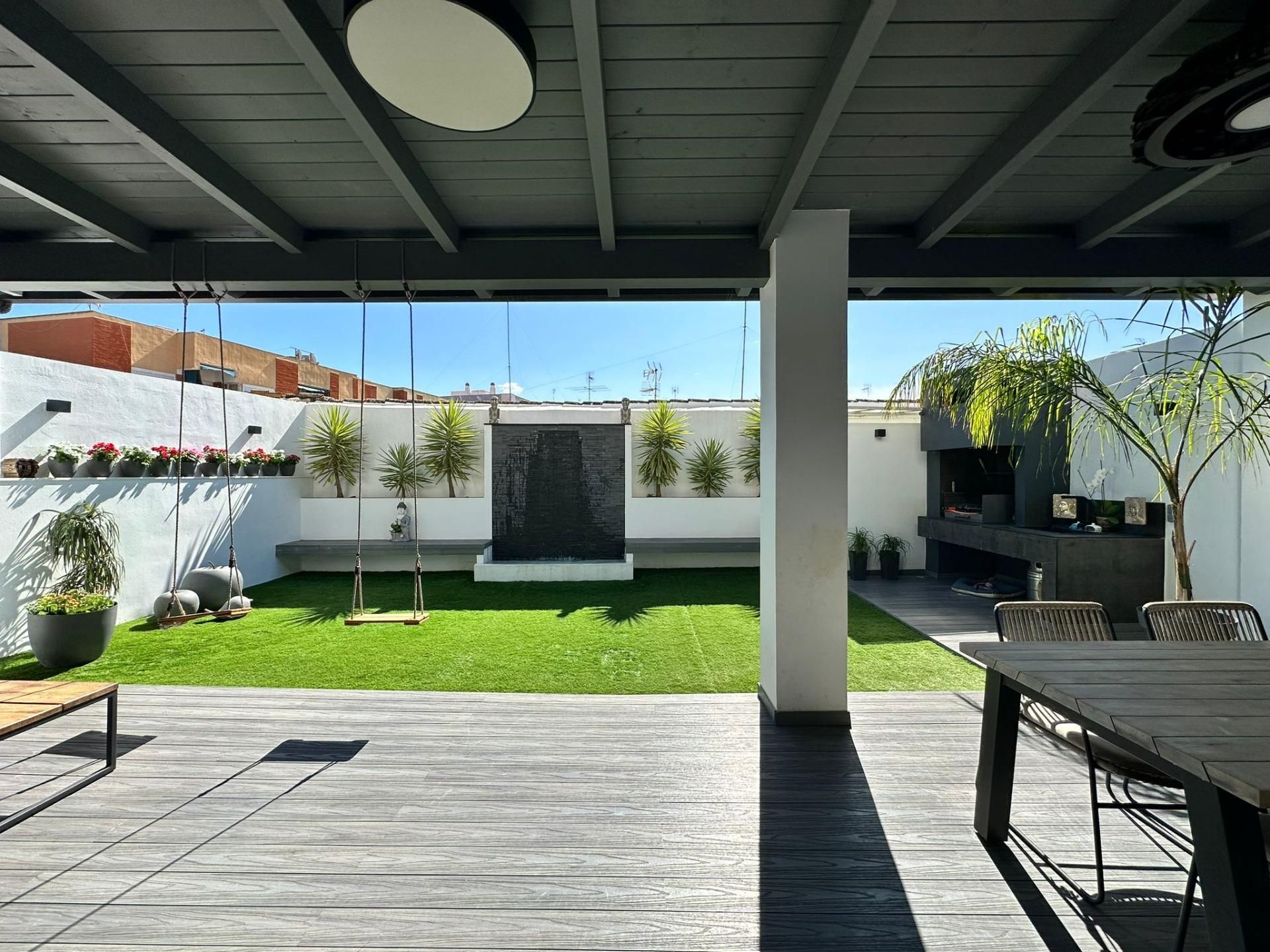 Terrace of Flat for sale in L'Alcúdia  with Air Conditioner, Heating and Private garden