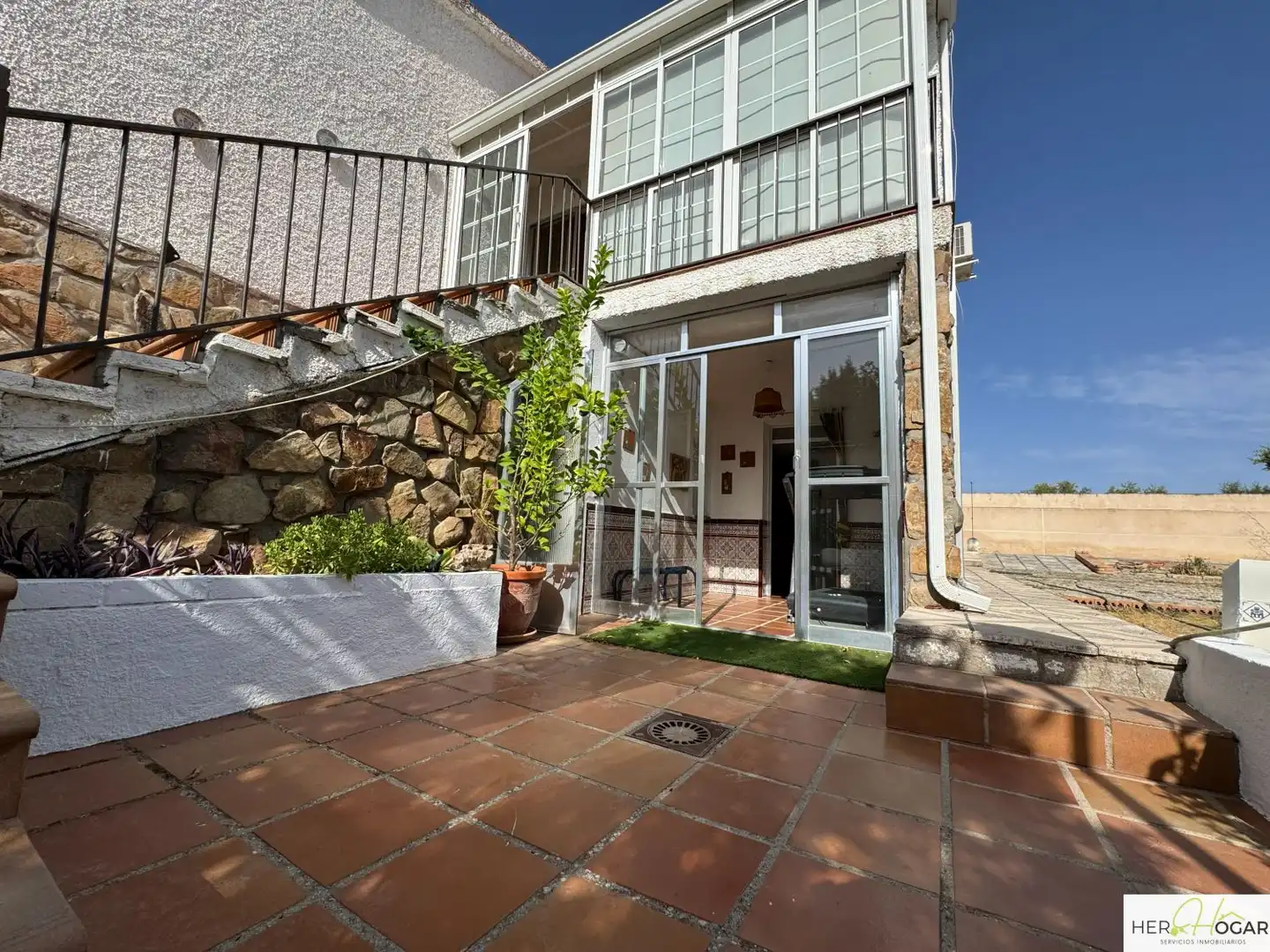 Exterior view of Houses for sale in Cobisa  with Air Conditioner, Heating and Terrace