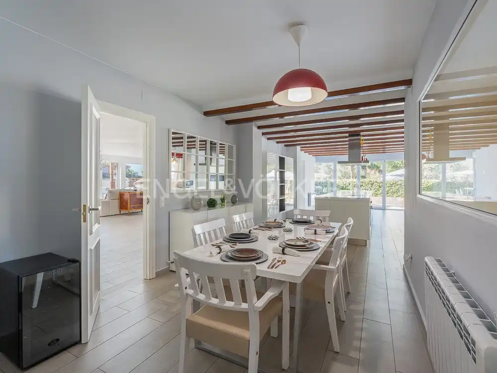 Dining room of Houses for rent in Bétera  with Air Conditioner, Heating and Private garden