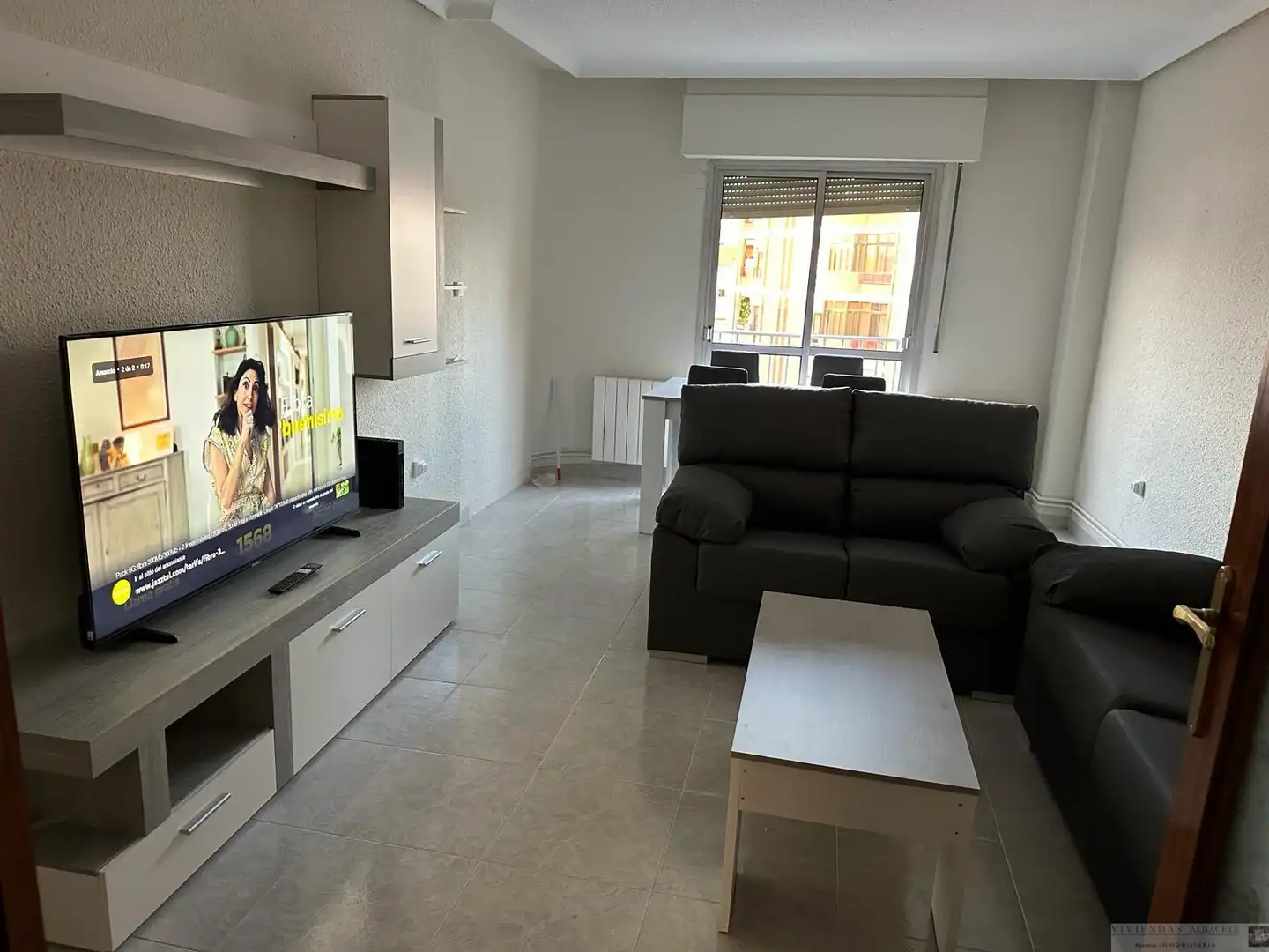 Living room of Flat for sale in  Albacete Capital  with Balcony