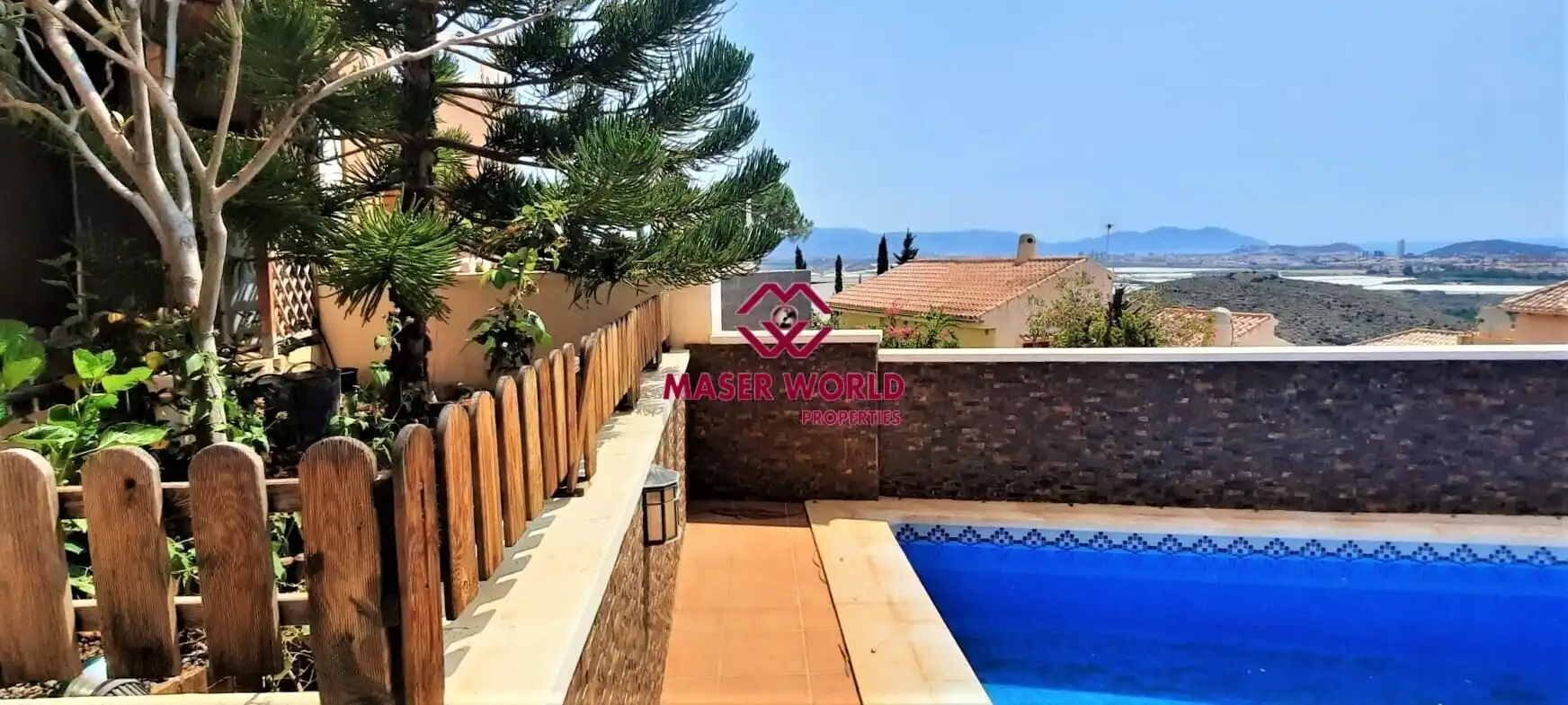 Piscina de Casa o xalet en venda en Mazarrón amb Jardí privat, Terrassa i Piscina