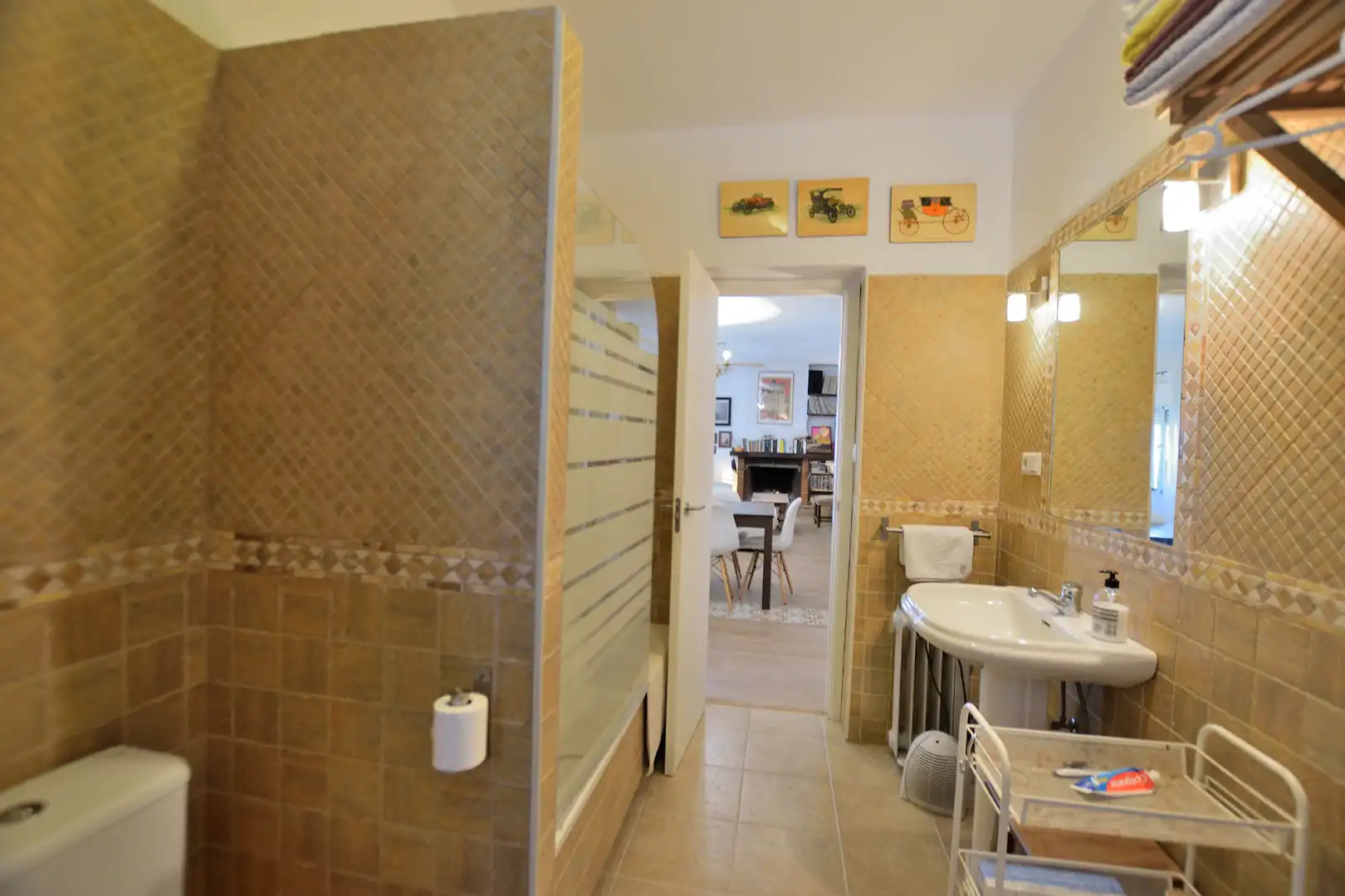 Baño de Finca rústica en venta en Ronda con Jardín privado, Trastero y Piscina