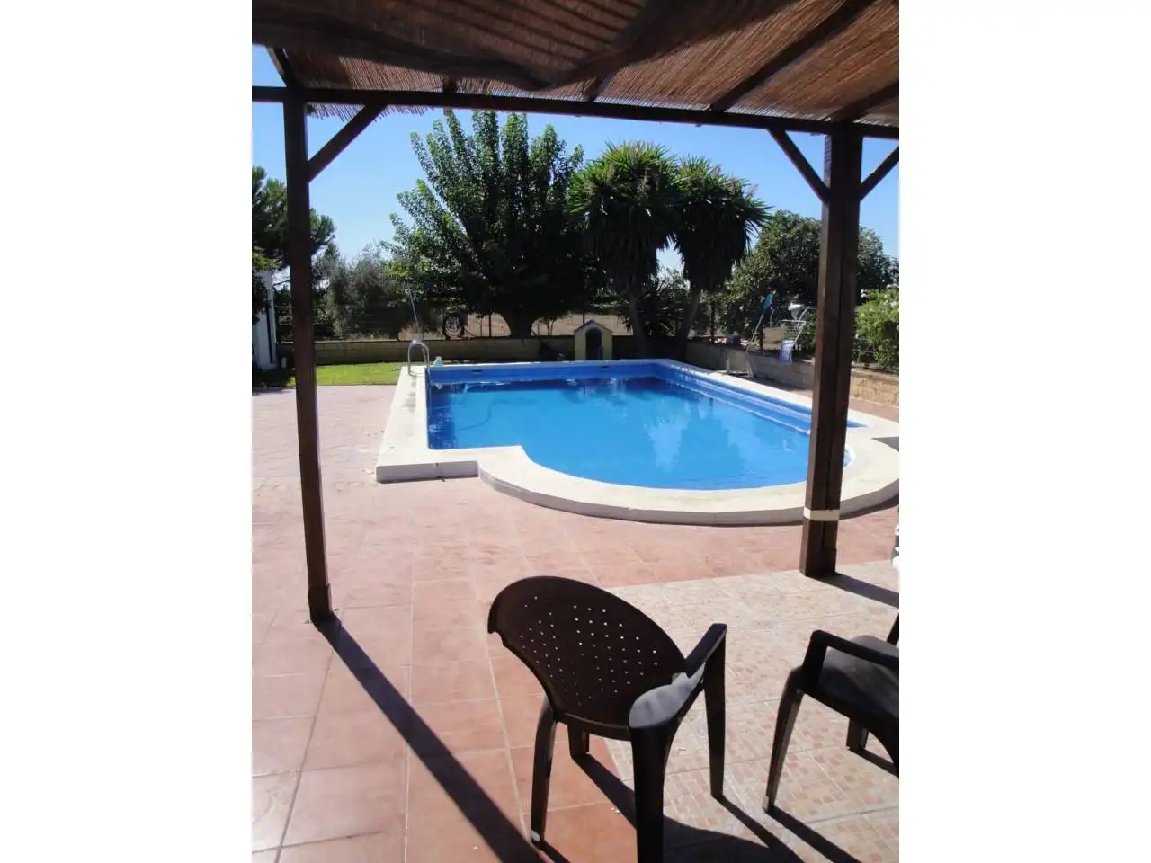Piscina de Casa o chalet en venta en Carmona con Jardín privado, Terraza y Piscina