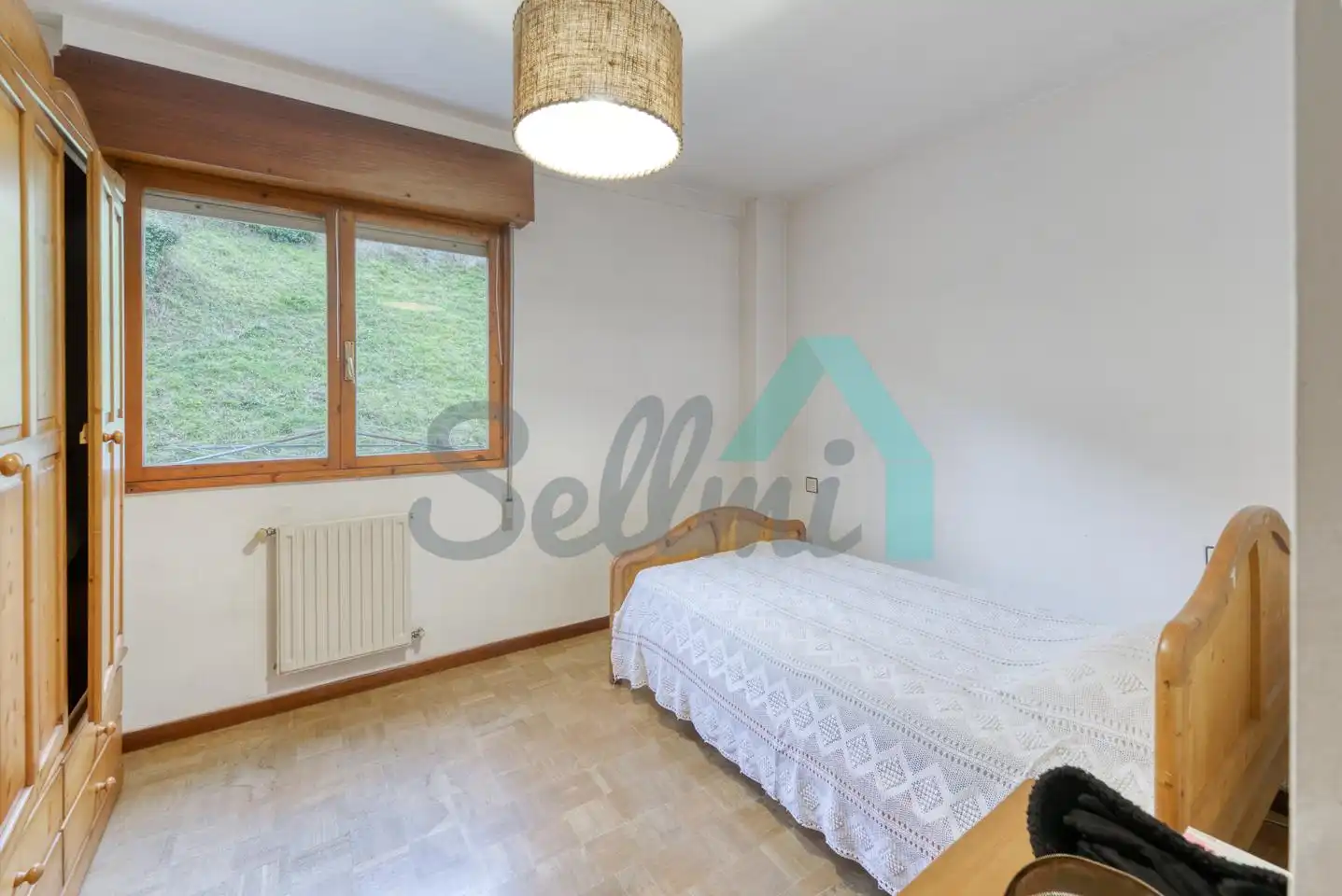 Schlafzimmer von Wohnung zum Verkauf in Lena mit Heizung, Parkett und Terrasse