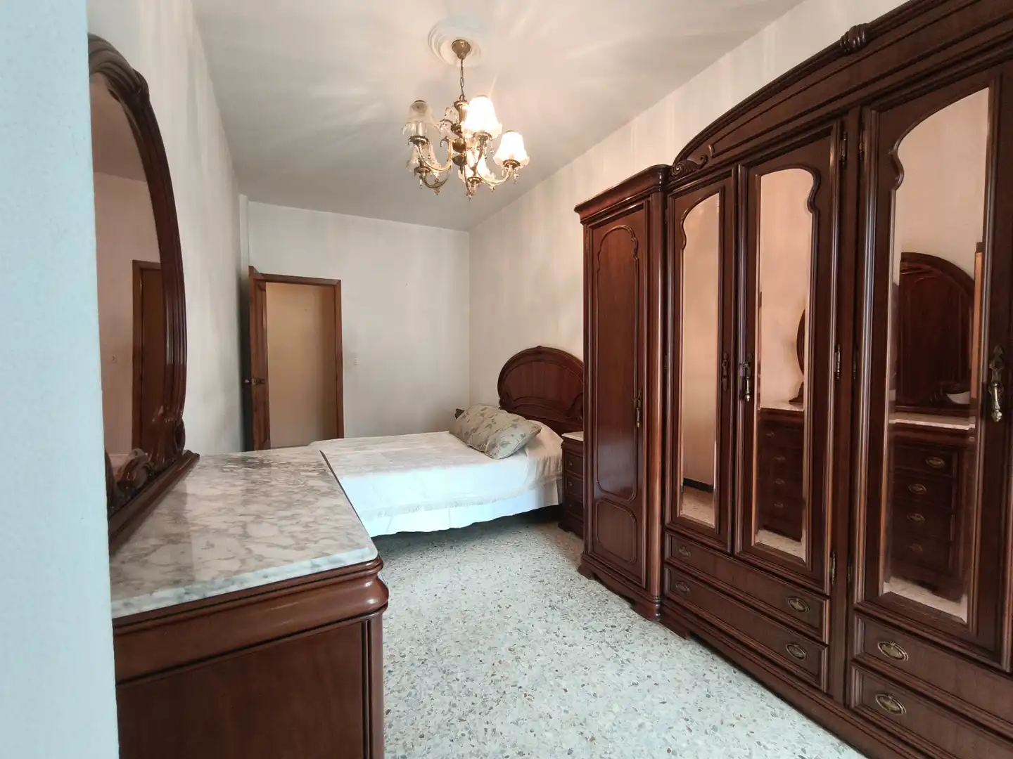 Bedroom of Flat for sale in Ourense Capital   with Heating, Storage room and Furnished