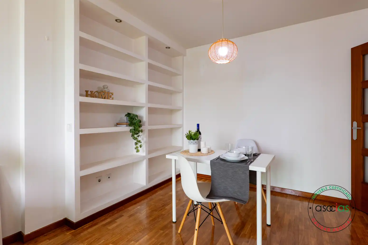 Dining room of Flat for sale in Gijón   with Heating, Parquet flooring and Storage room