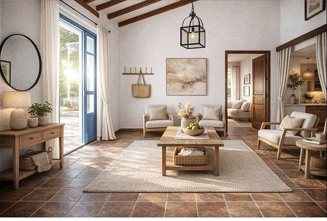 Sala d'estar de Finca rústica de lloguer amb opció a compra en  Murcia Capital amb Jardí privat, Terrassa i Traster