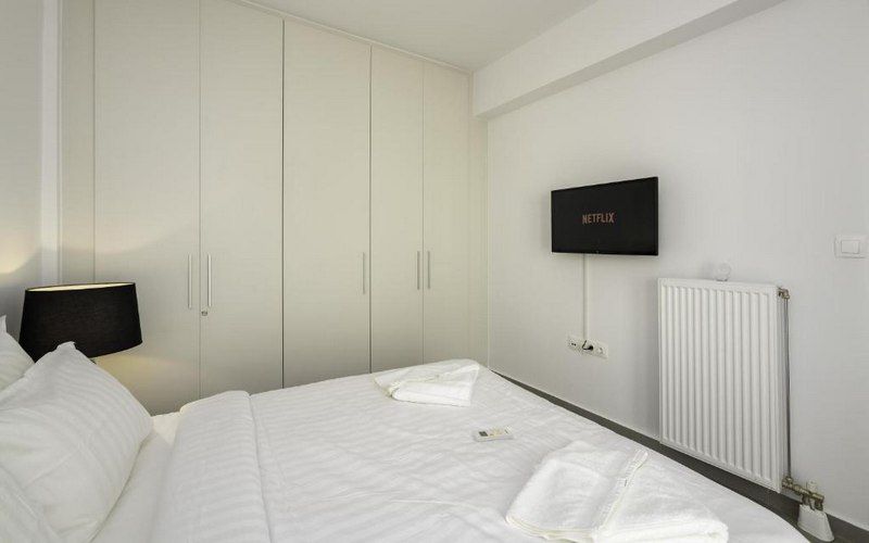 Bedroom of Flat to rent in Vilanova i la Geltrú  with Air Conditioner, Furnished and Pets allowed