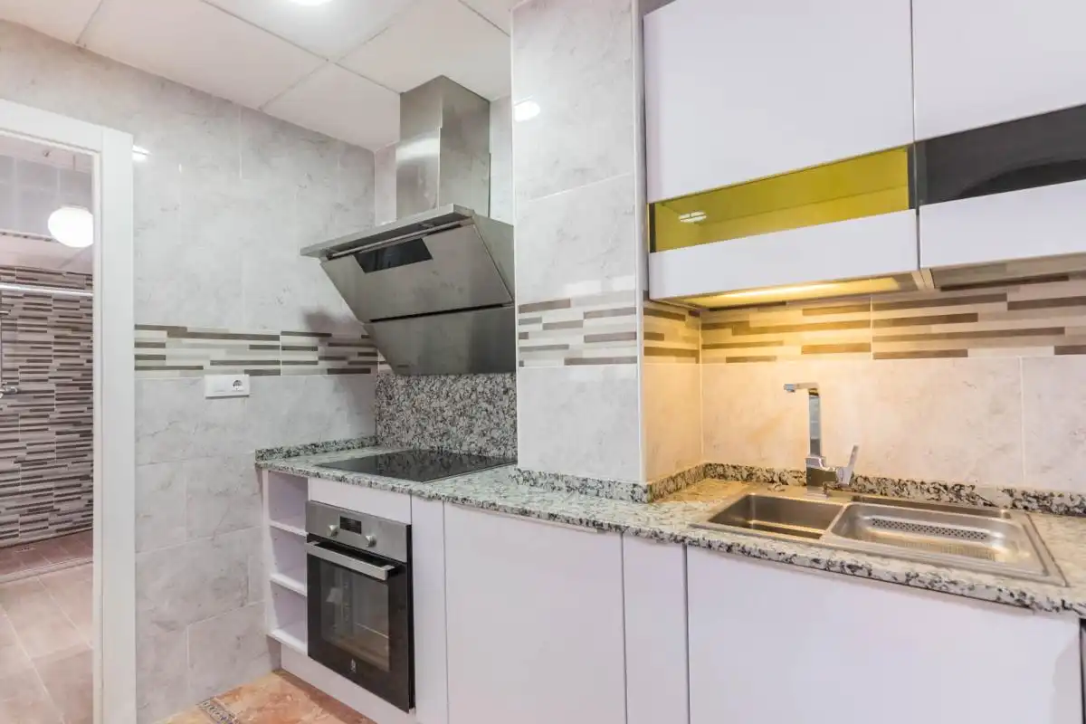 Cocina de Casa adosada en venta en Murcia con Aire acondicionado, Calefacción y Jardín privado