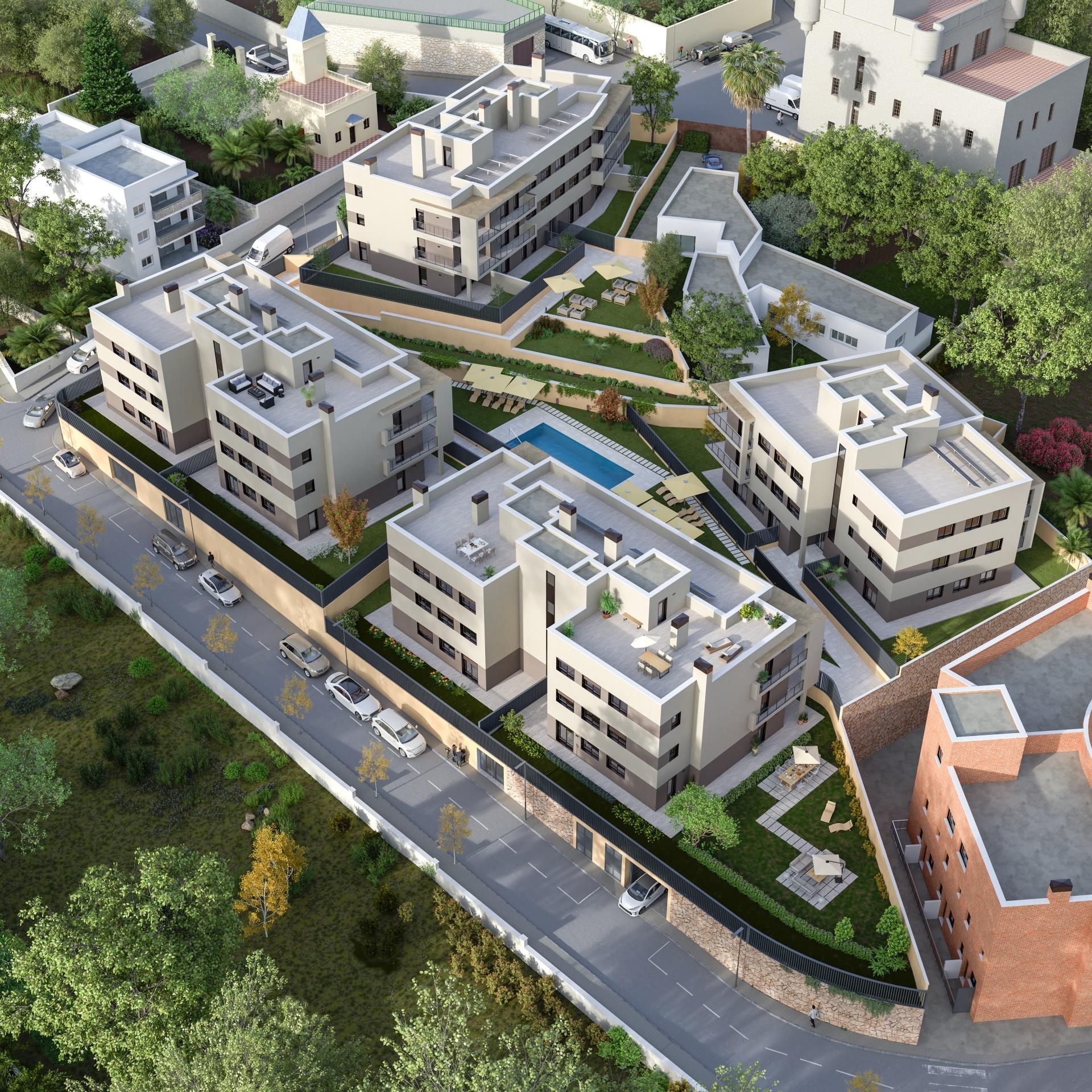 Exterior view of Planta baja for sale in El Papiol  with Private garden, Terrace and Community pool