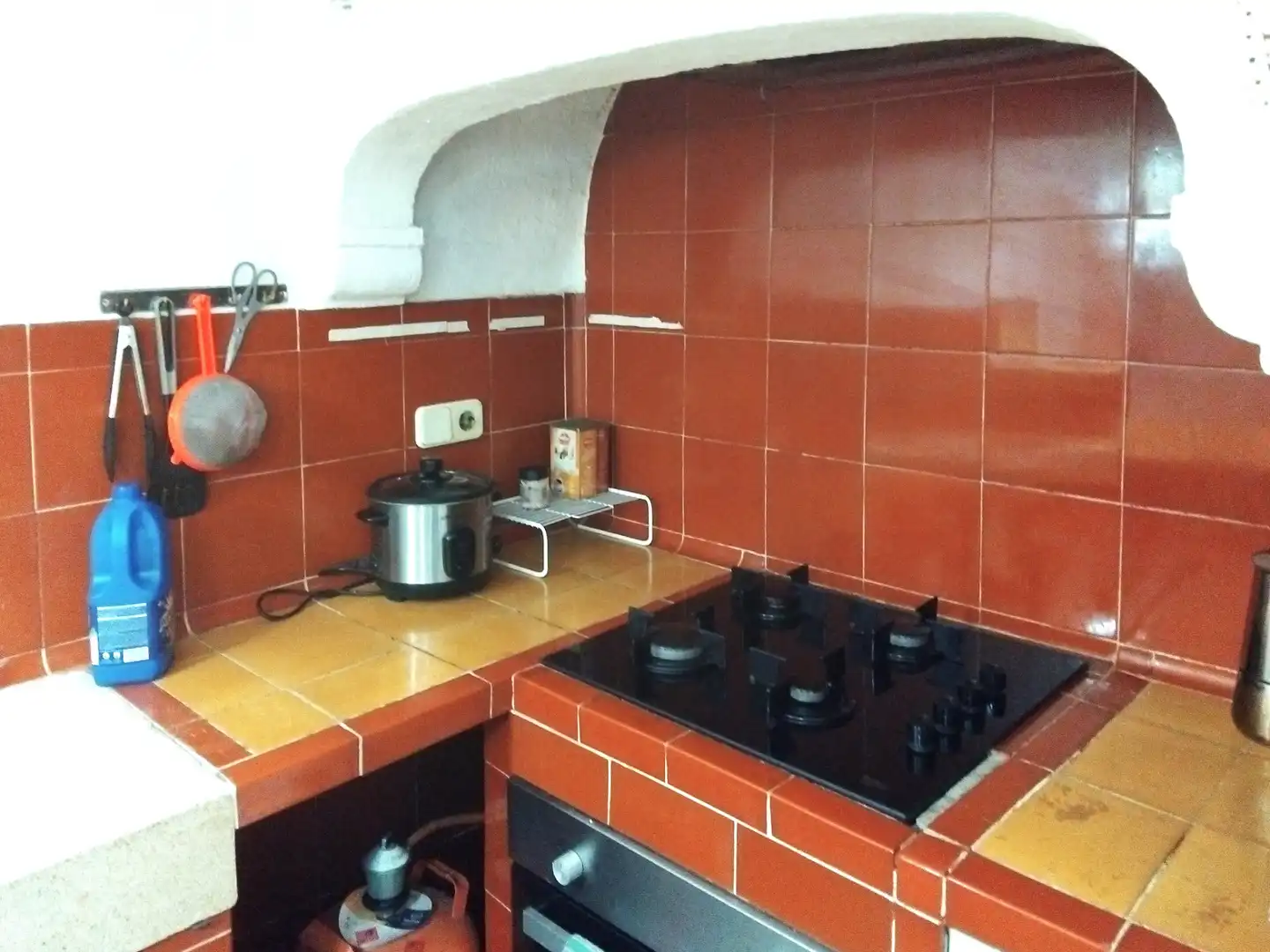 Kitchen of Flat for sale in Forallac  with Internet and Alarm