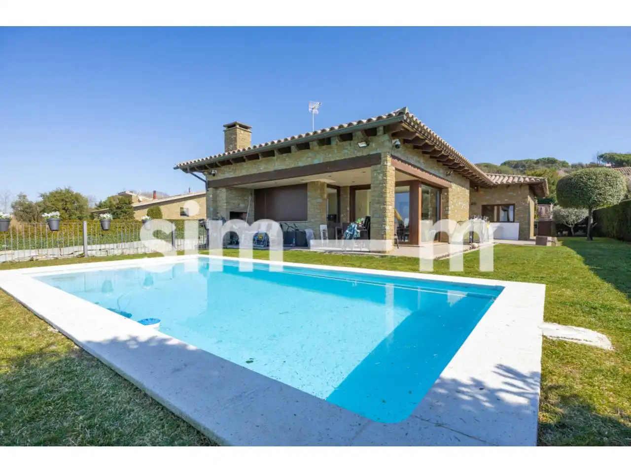 Piscina de Casa o chalet en venta en Folgueroles con Aire acondicionado, Calefacción y Jardín privado