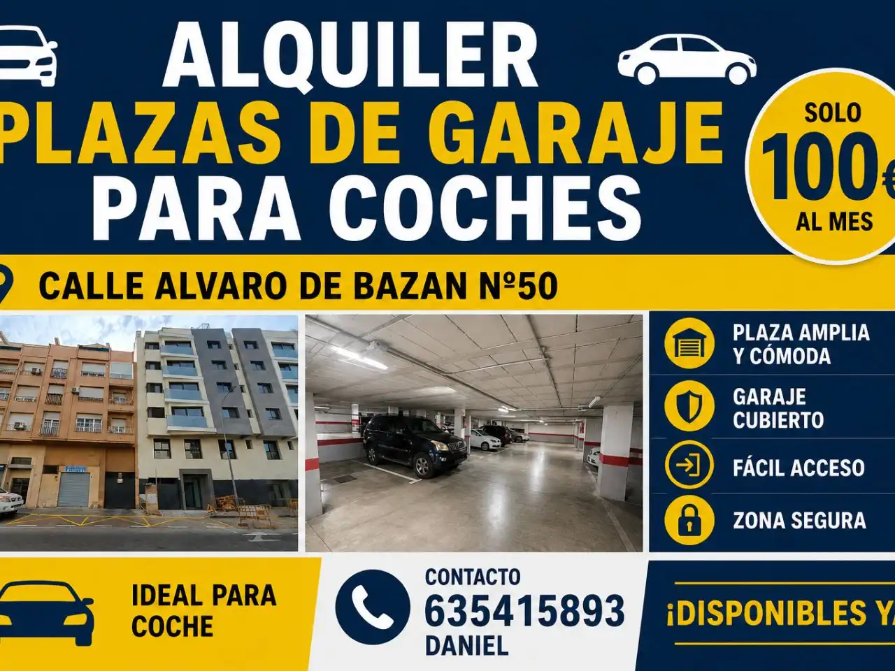 Parking de Garaje de alquiler en Melilla