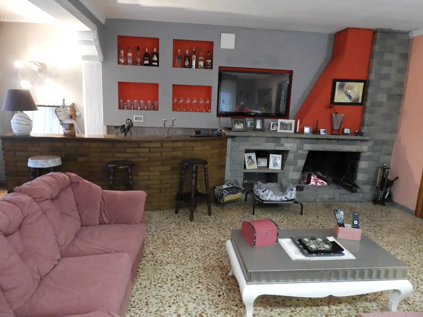 Wohnzimmer von Haus oder Chalet zum Verkauf in Castellar del Vallès mit Klimaanlage, Heizung und Privatgarten