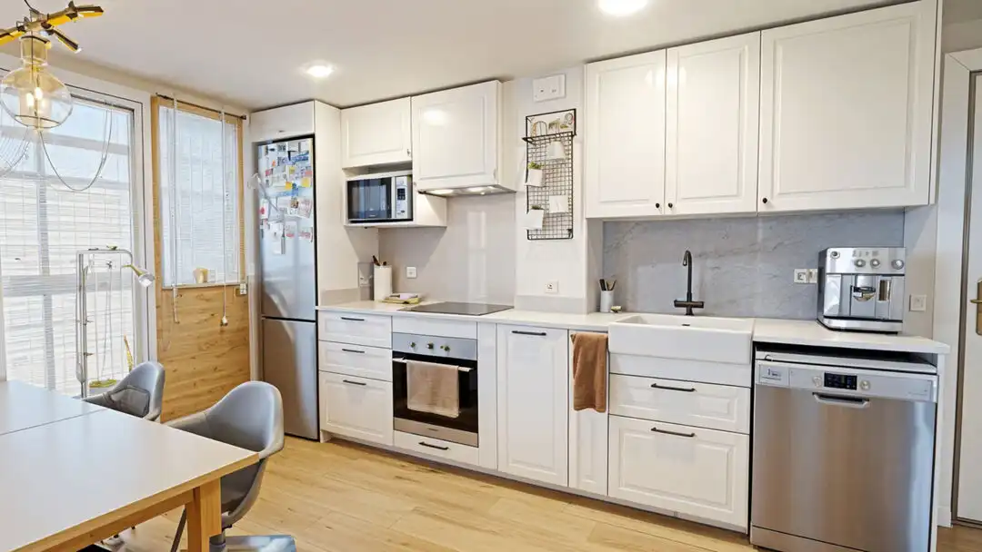 Kitchen of Flat for sale in Getafe  with Air Conditioner, Heating and Storage room
