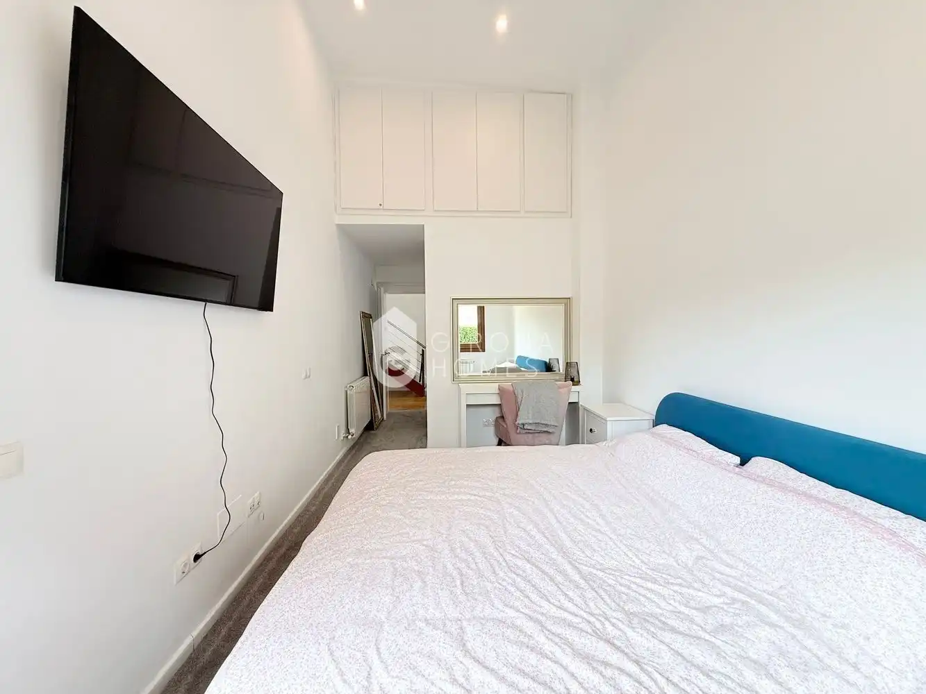 Schlafzimmer von Haus oder Chalet zum Verkauf in Sant Julià de Ramis mit Klimaanlage, Heizung und Privatgarten