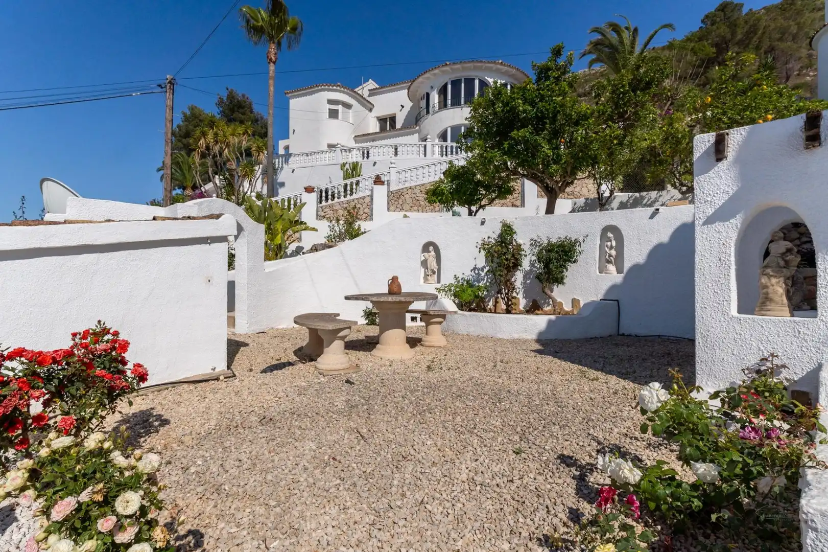 Exterior view of Houses for sale in Jávea / Xàbia  with Air Conditioner, Heating and Private garden