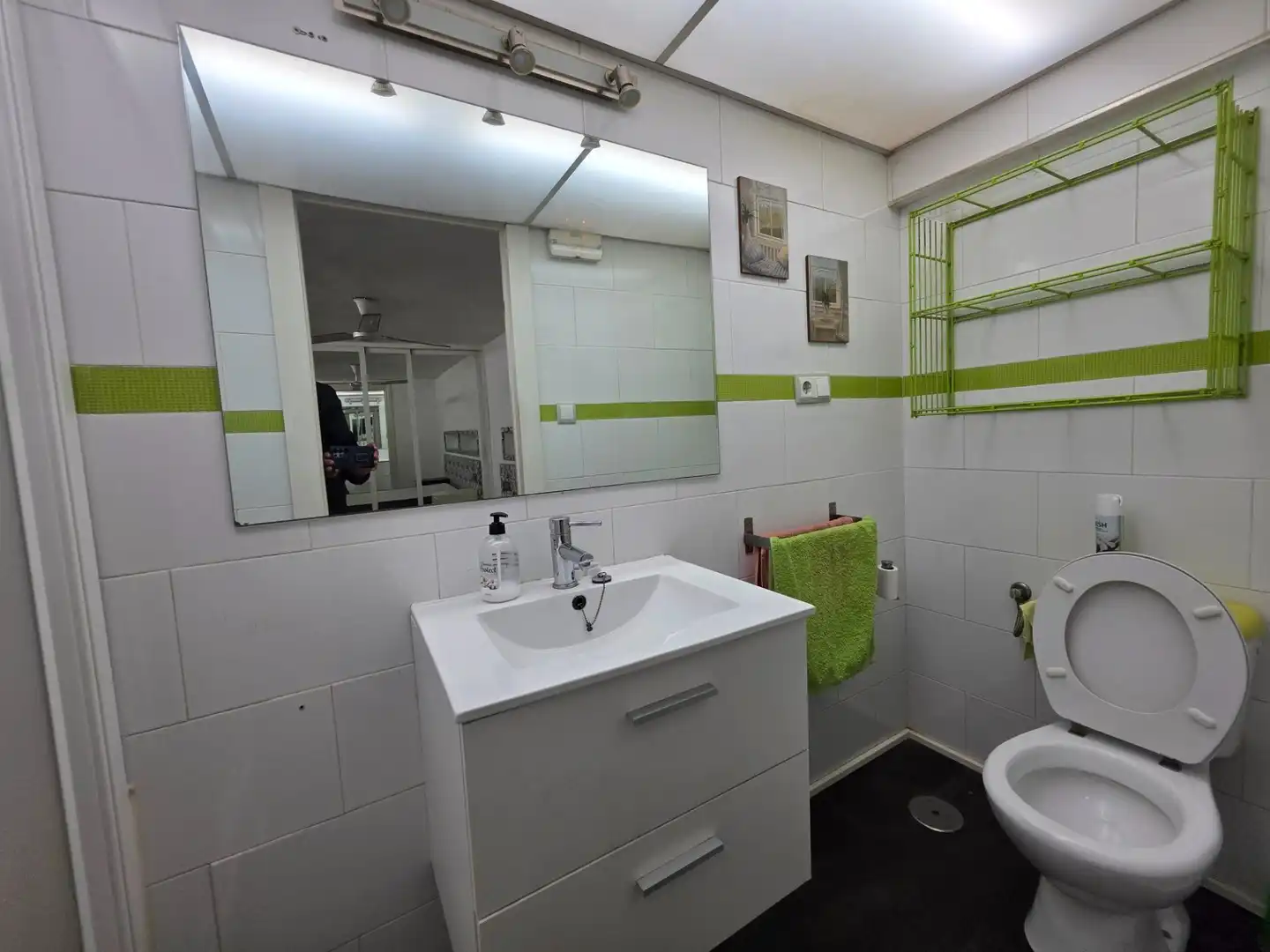 Badezimmer von Loft zum Verkauf in Alicante / Alacant mit Klimaanlage und Möbliert