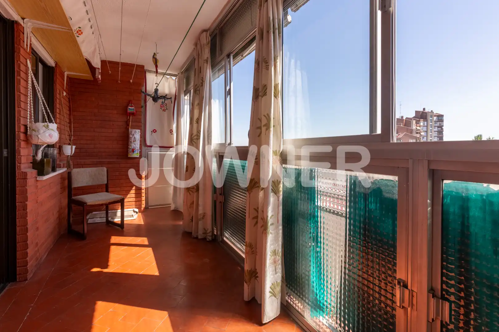 Balcony of Flat for rent in Madrid  with Air Conditioner, Heating and Terrace