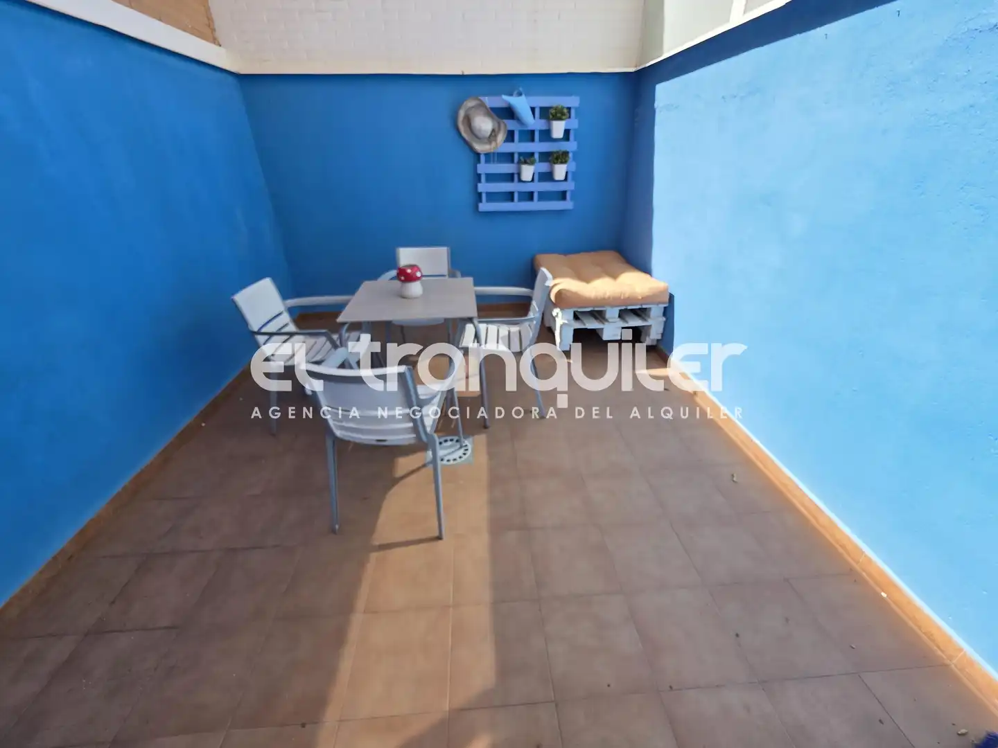 Terraza de Piso de alquiler en Madrid con Terraza, Amueblado y Lavadora