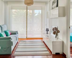 Living room of Apartment to rent in Santander  with Private garden, Parquet flooring and Terrace