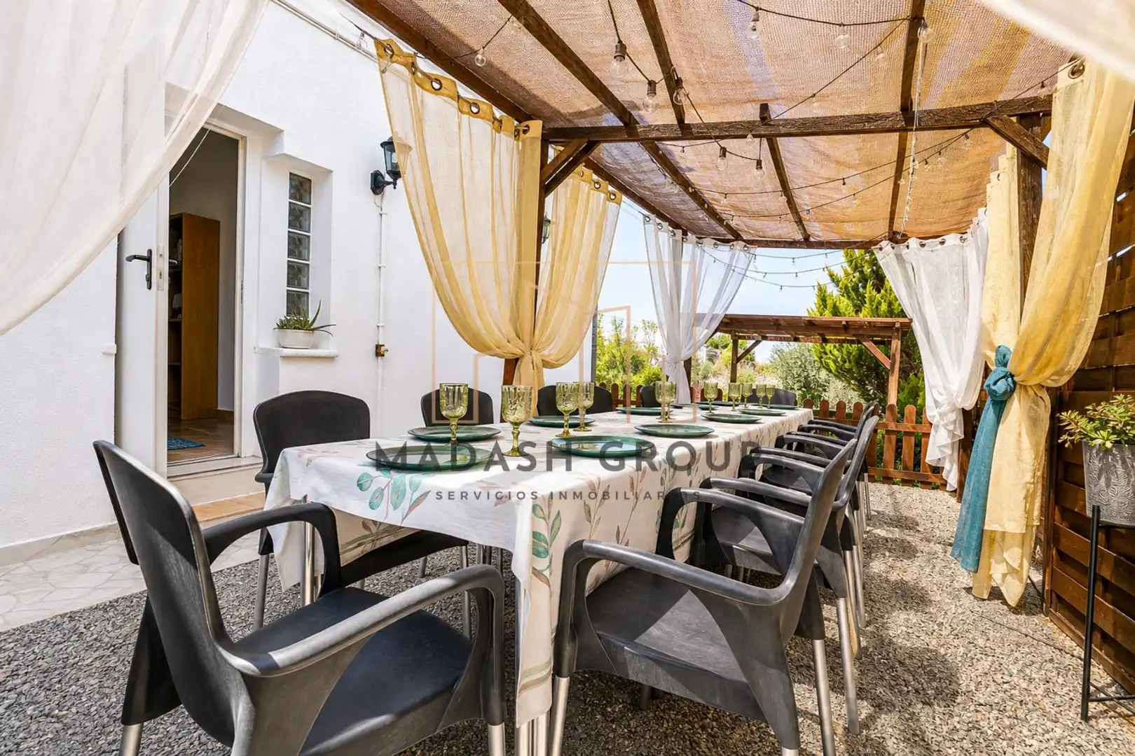 Terrassa de Casa o xalet en venda en Cunit amb Aire condicionat, Calefacció i Jardí privat