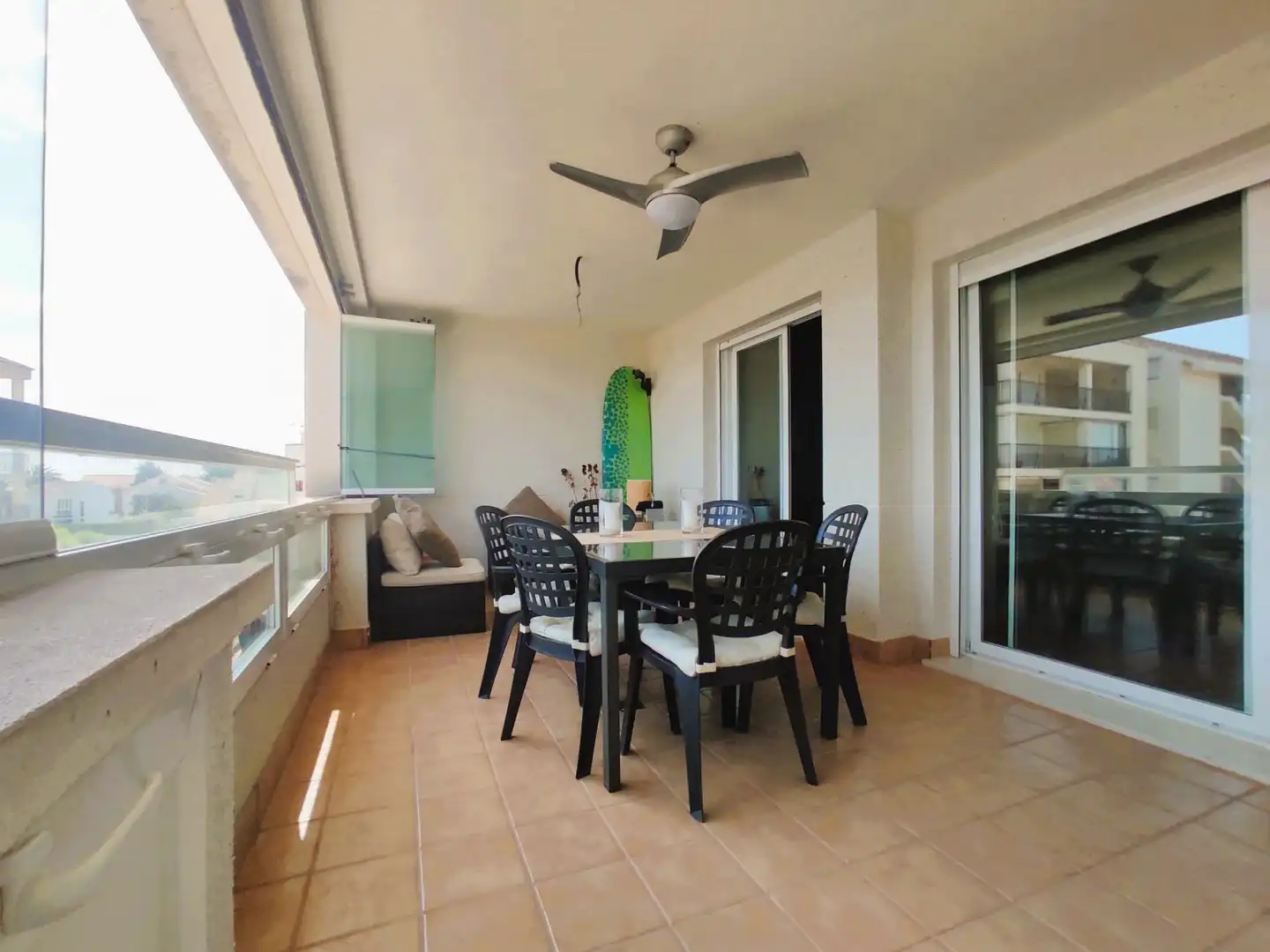 Terrace of Apartments for sale in Sagunto / Sagunt  with Air Conditioner, Terrace and Furnished