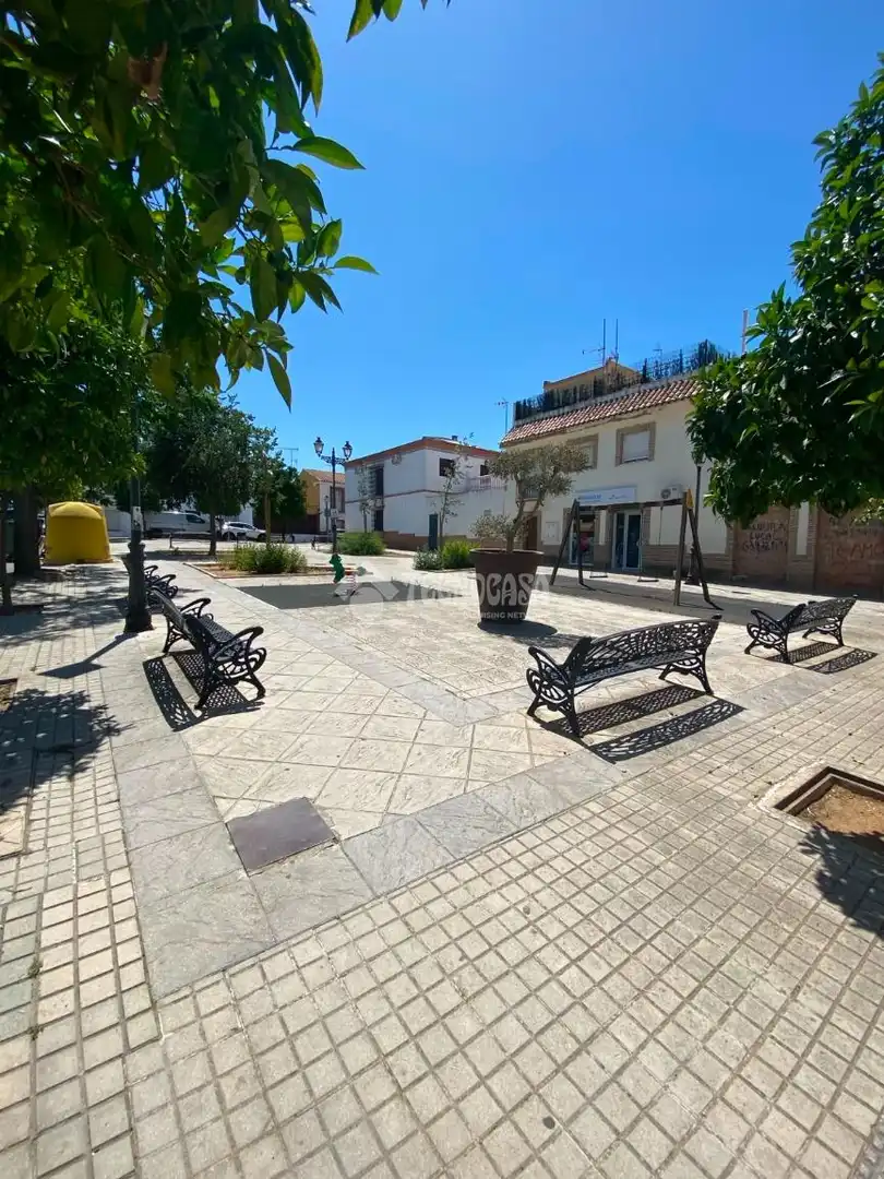 Vista exterior de Garaje en venta en Sanlúcar la Mayor