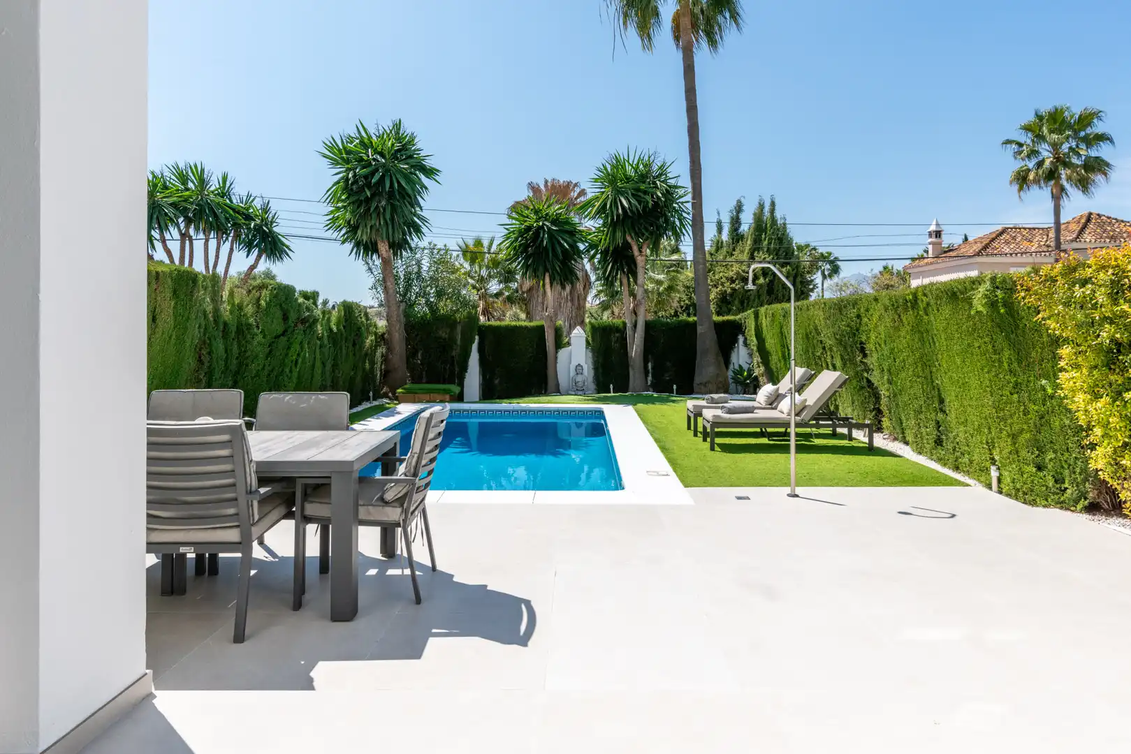 Terraza de Casa o chalet en venta en Estepona con Aire acondicionado, Jardín privado y Terraza