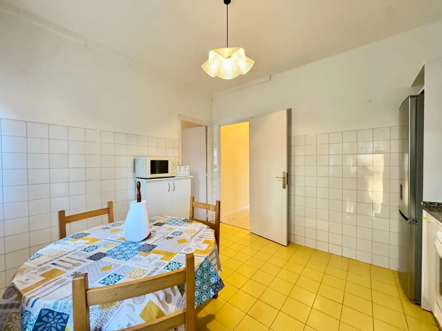Kitchen of Flat for sale in Vilanova de Arousa  with Heating, Terrace and Furnished