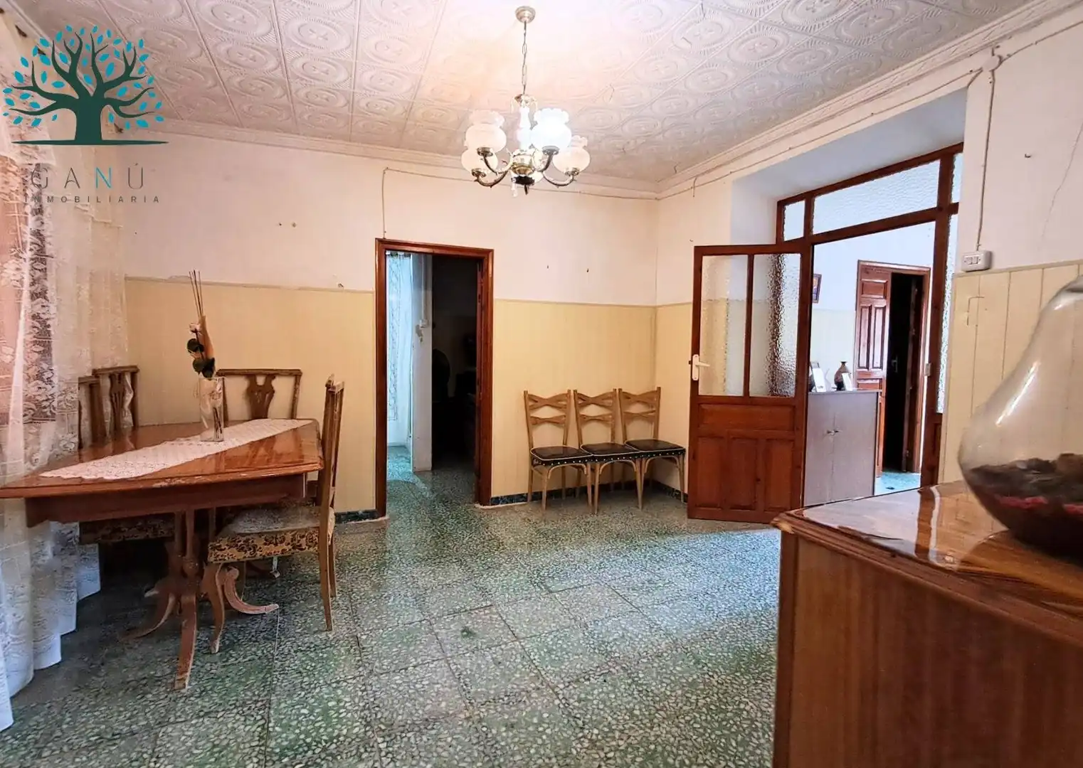 Menjador de Casa o xalet en venda en Mazarrón amb Jardí privat, Traster i Moblat