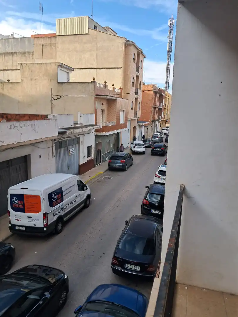 Vista exterior de Piso en venta en Carlet con Parquet, Terraza y Amueblado