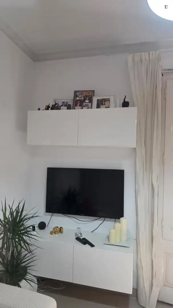 Sala de estar de Apartamento para compartir en Barcelona con Amueblado, Horno y Lavadora
