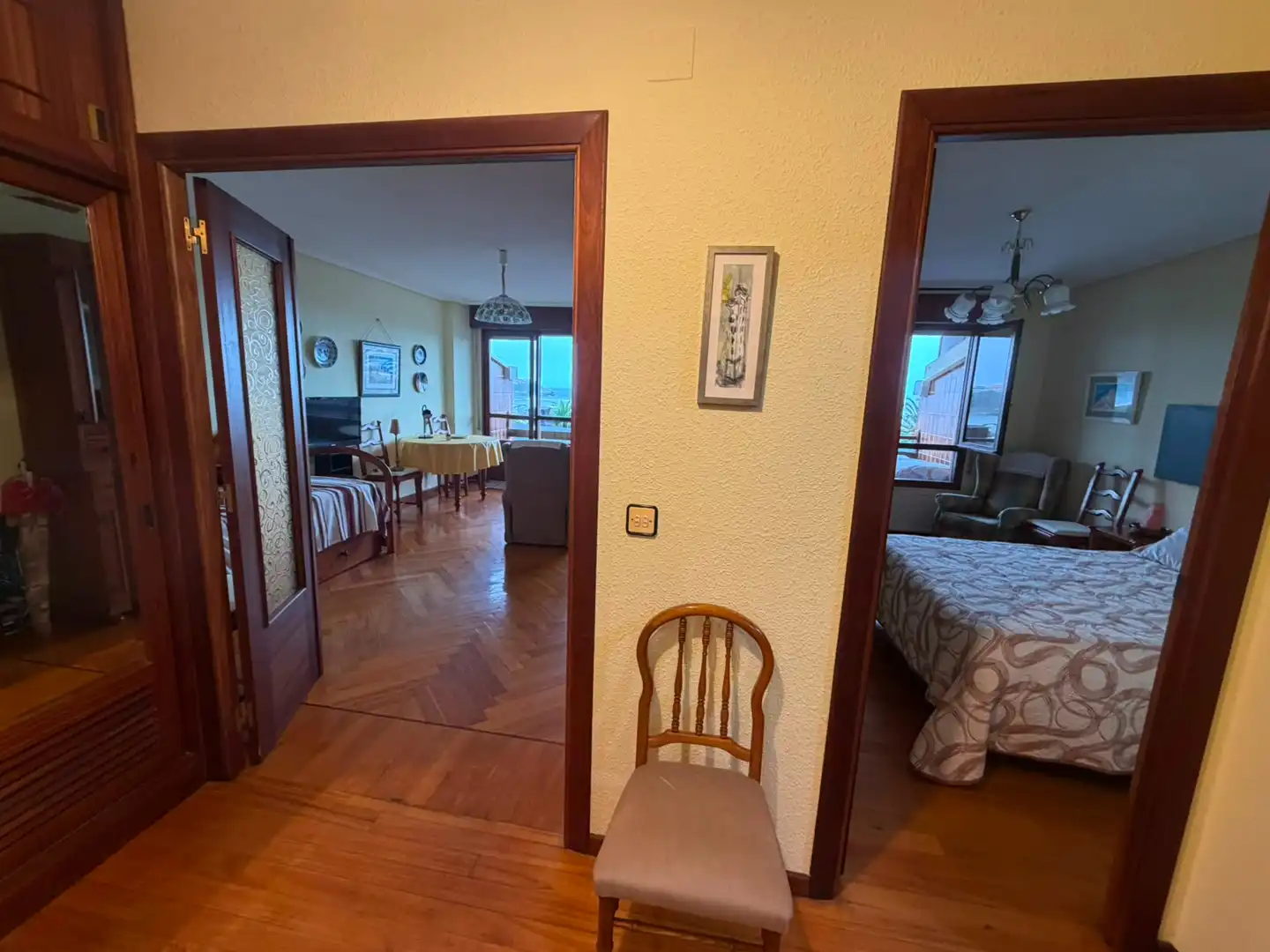 Esszimmer von Wohnungen zum Verkauf in Suances mit Heizung, Parkett und Terrasse