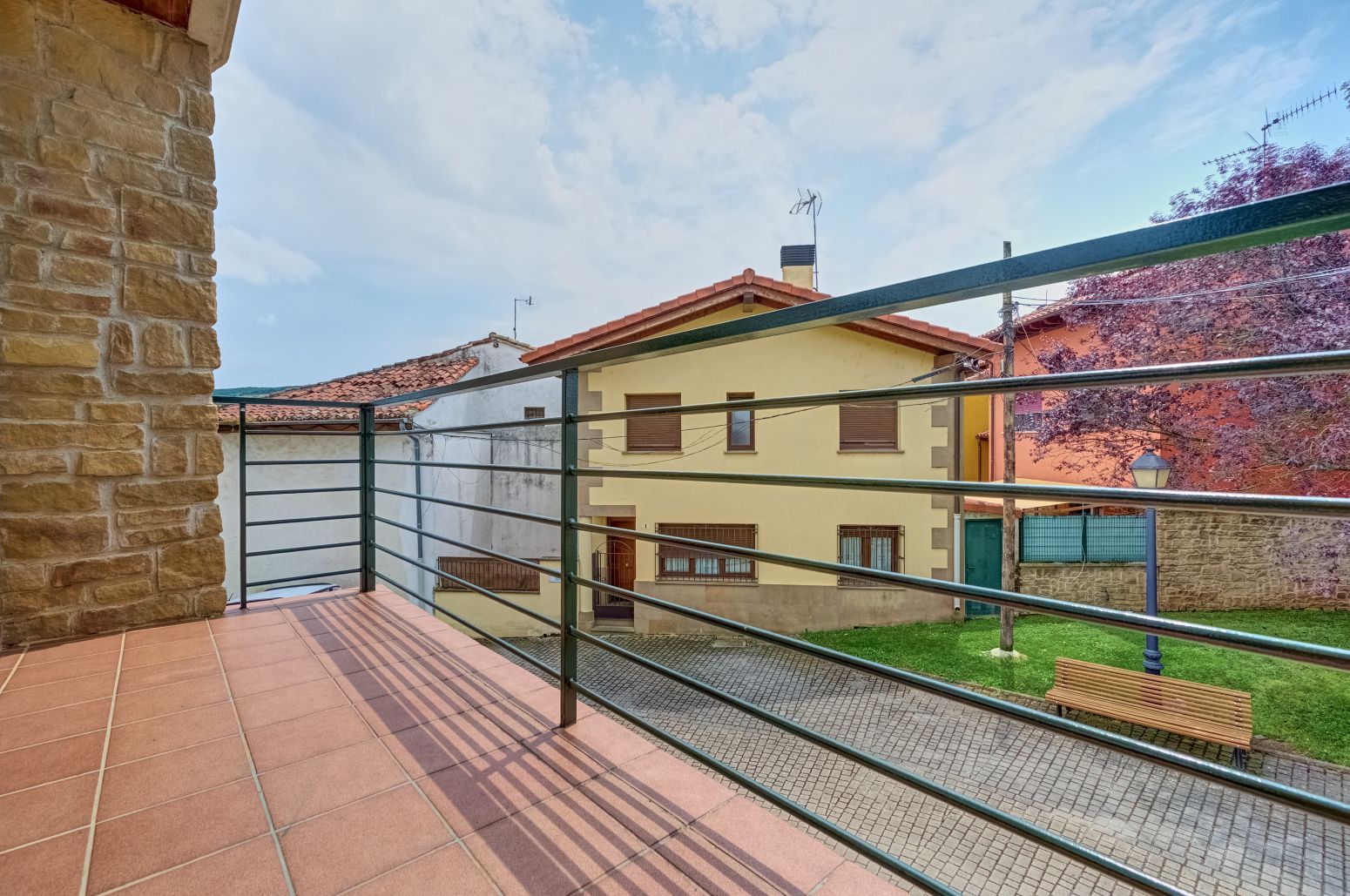 Exterior view of House or chalet for sale in Aranguren  with Heating, Parquet flooring and Terrace