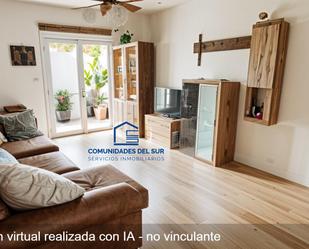 Living room of Flat for sale in  Cádiz Capital  with Air Conditioner, Terrace and Balcony