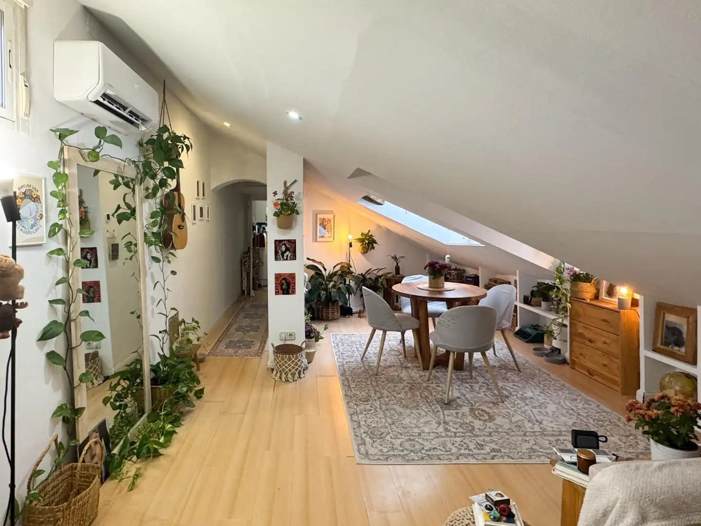 Dining room of Attic for sale in Madrid  with Air Conditioner and Heating
