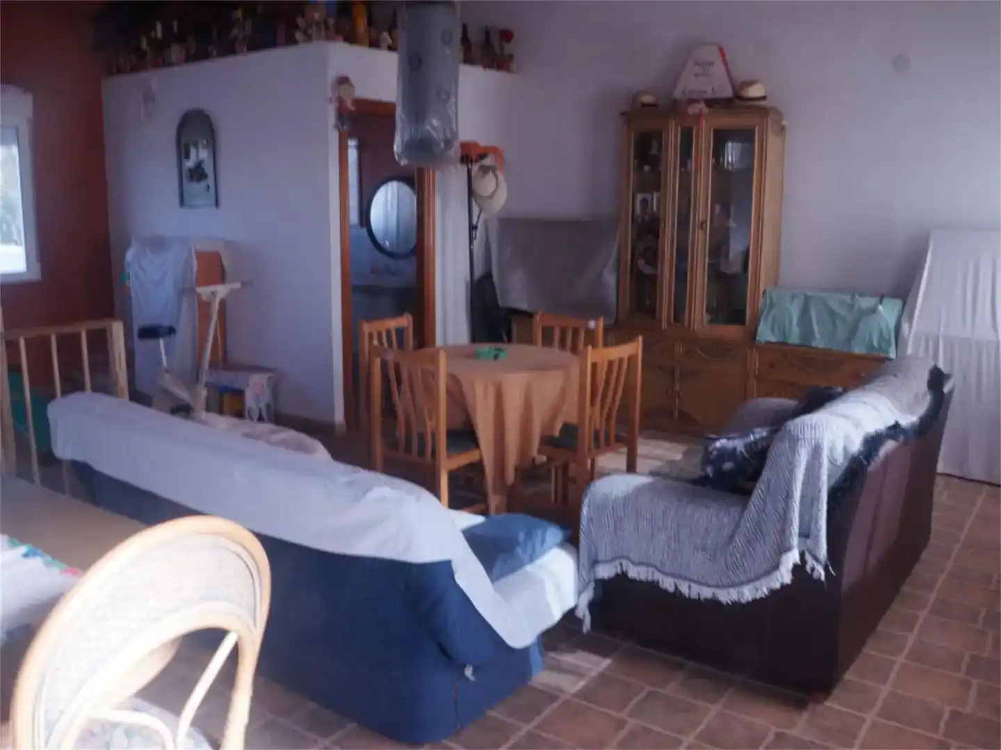 Sala de estar de Casa adosada en venta en Esparragalejo con Trastero y Horno