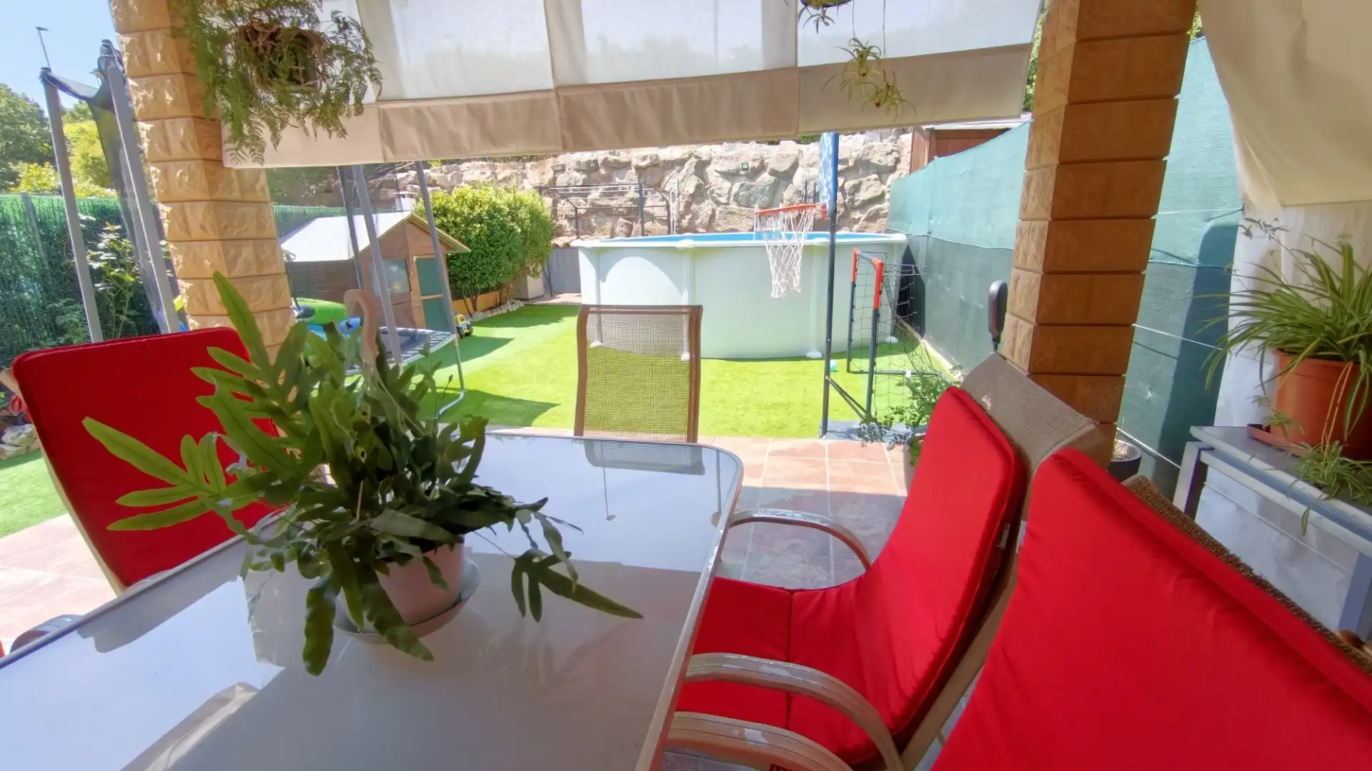 Terraza de Casa adosada en venta en Sant Salvador de Guardiola con Calefacción, Jardín privado y Parquet