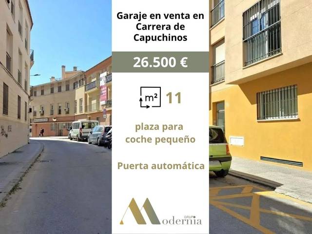 Garaje en Venta en Carrera de Capuchinos en El Molinillo - Capuchinos
