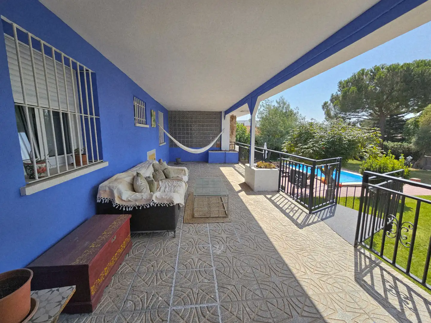 Terrassa de Casa o xalet en venda en Alpedrete amb Aire condicionat, Calefacció i Jardí privat