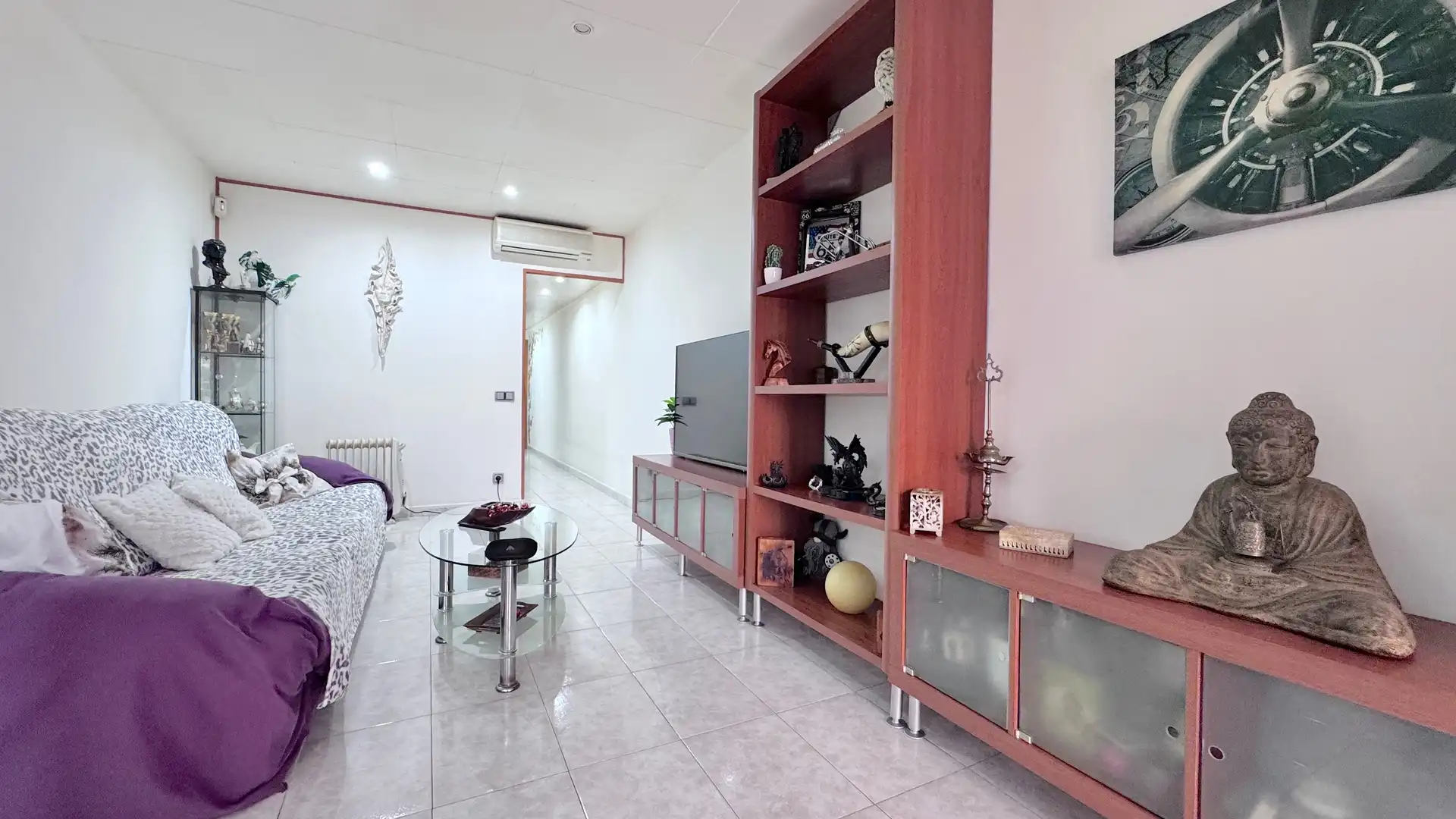 Sala de estar de Piso en venta en Barcelona con Calefacción
