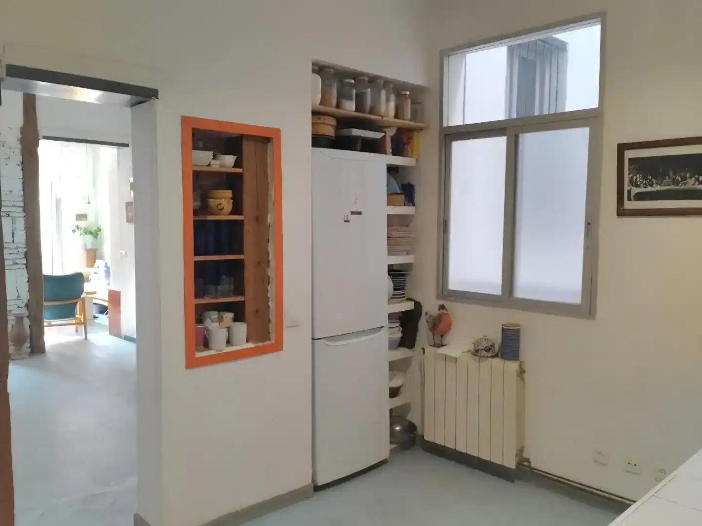 Cuina de Loft de lloguer en  Madrid Capital amb Balcó