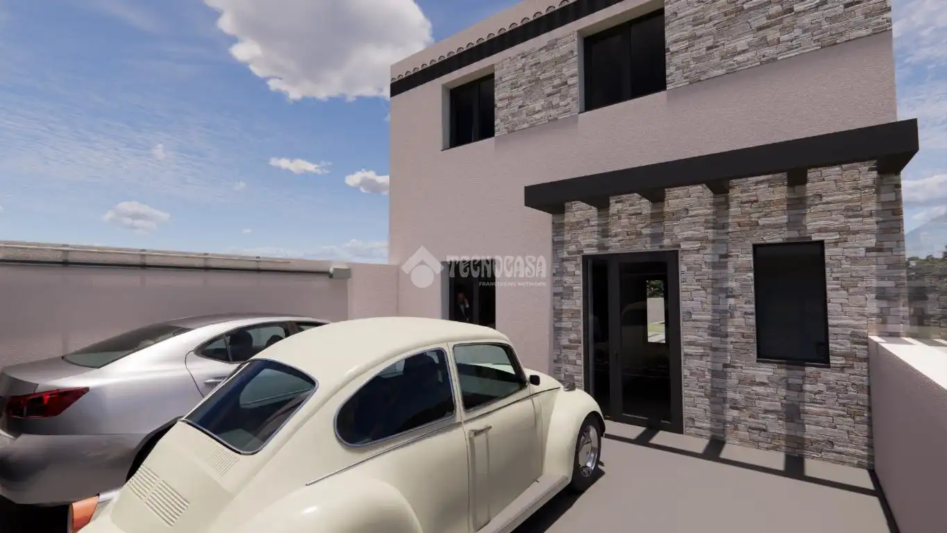 Exterior view of Detached homes for sale in Navalcarnero  with Air Conditioner, Terrace and Swimming Pool